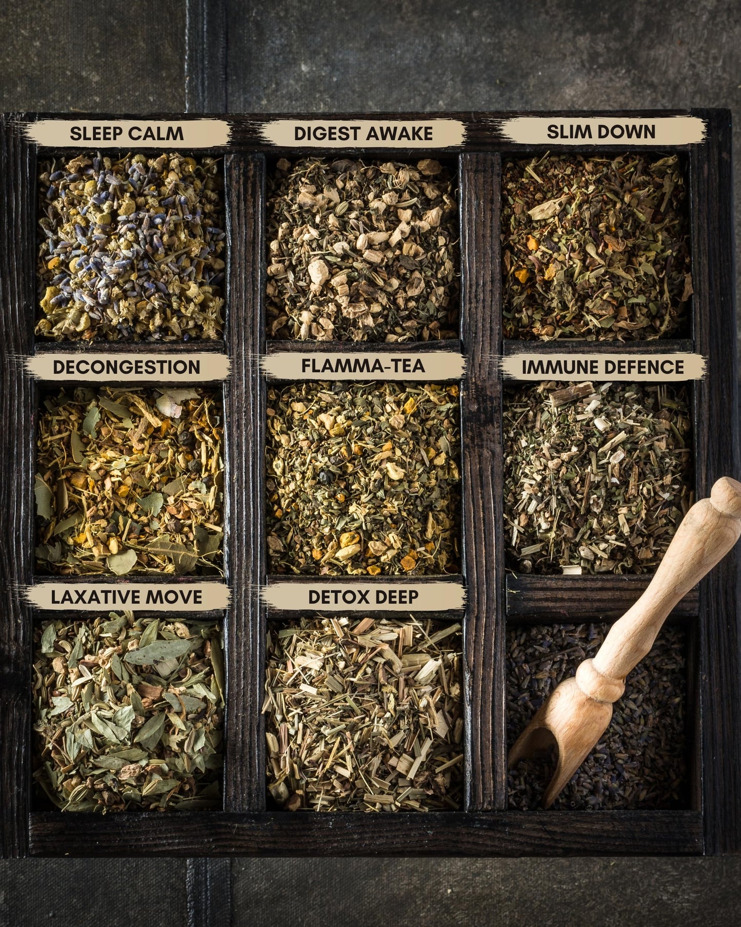 Gardenika Organic Loose Leaf Tea Sampler – 8 Pack, 1 LB – Herbal and Naturally Caffeine-Free Set - Ayurvedic Assortment Blend