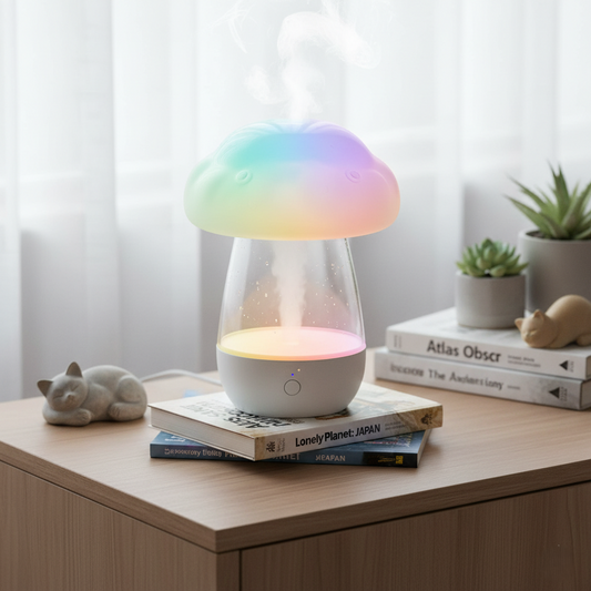 Rain Cloud Essential Oil Diffuser | Bring the Calm Wherever You Go | Glowvoyage