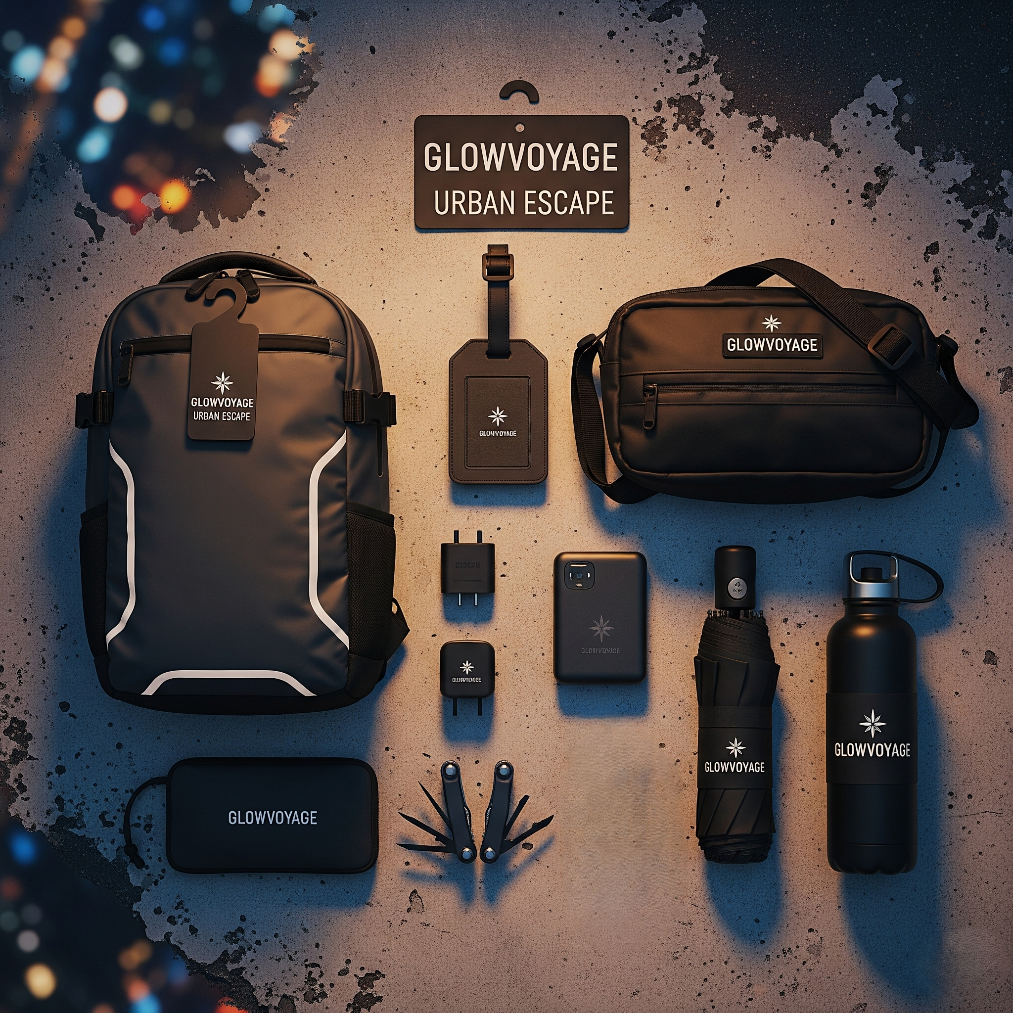 GlowVoyager urban reset skincare with anti-pollution cleansers, barrier serums, fragrance-free sets, and compact humidifiers