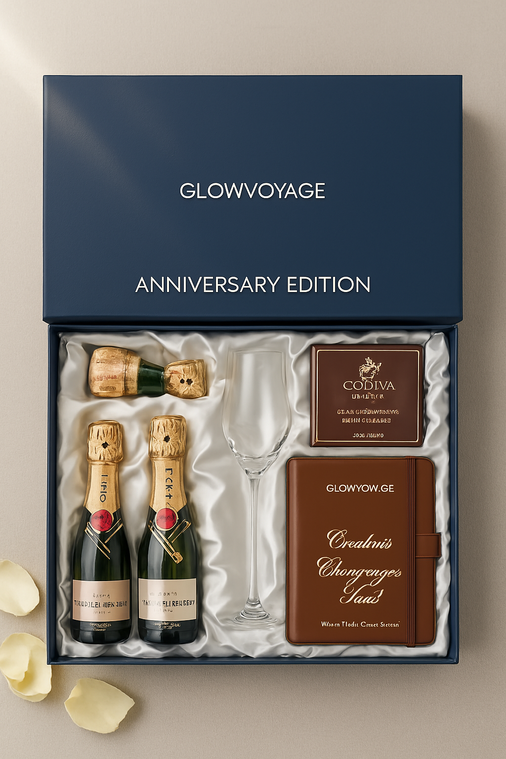 GlowVoyager self-care gift sets for honeymoon, bridesmaids, birthdays, and care packages