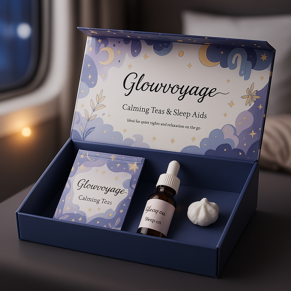 GlowVoyager herbal teas and night ritual sleep aids for restful travel