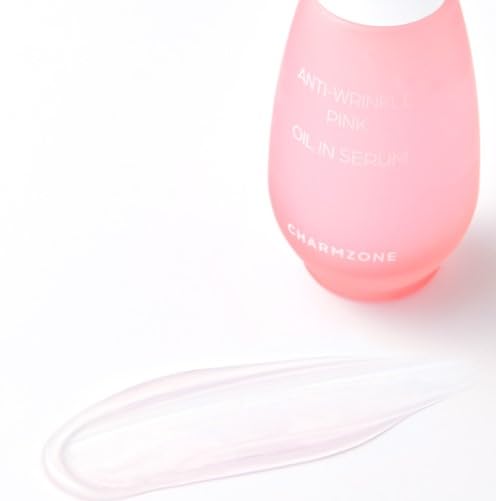 CHARMZONE Anti-Wrinkle Pink Oil-In Serum – Hydrating & Firming Korean Skincare | Face Serum with Bulgarian Damask Rose & Plant-Based Oils for Soothing & Moisturizing Dry, Sensitive Skin (1.01 fl oz)