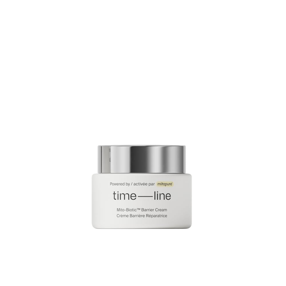 Timeline Mito-Biotic™ Travel Size Barrier Cream Nourishing Moisturizer With Peptides to Restore Dry Skin & Strengthen Barrier - .5mL
