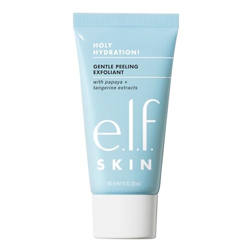 e.l.f. SKIN Holy Hydration! Gentle Peeling Exfoliant Mini, Effective Cleanser, Easy to Apply, Peels Away Dead Skin, Removes Dirt, Ideal for All Skin Types