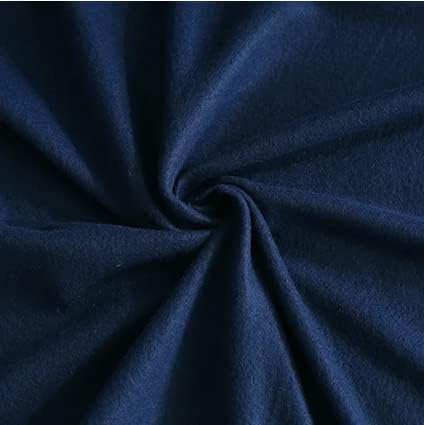 CAI TENG Fleece Throw Blankets Lightweight Warm Soft Kids Blanket Cozy Pet-Friendly Bulk Fleece Blanket Solid for Home, Bed, Sofa, Dorm, Office, Gifts, Outdoor (Navy, Pack of 6-50 x 60 inch)