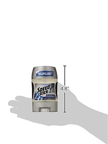 Mennen Speed Stick Power Antiperspirant Deodorant for Men, Ultimate Sport, 3 Oz, Pack of 6