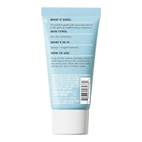 e.l.f. SKIN Holy Hydration! Gentle Peeling Exfoliant Mini, Effective Cleanser, Easy to Apply, Peels Away Dead Skin, Removes Dirt, Ideal for All Skin Types
