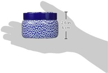 Capri Blue Volcano Printed Travel Tin Jar Candle - Luxury Candle with a Long Lasting Soy Wax Blend - Scented with Tropical & Fruity Fragrance (Blue Color, 8.5 oz)