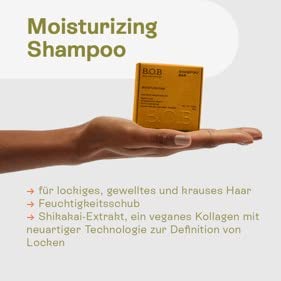 Curl Defining Shampoo & Conditioner Set (6.7oz each) | Rice Protein & Buriti Oil | Vegan, Sulfate-Free, Eco-Friendly | Plastic-Free Hair Care