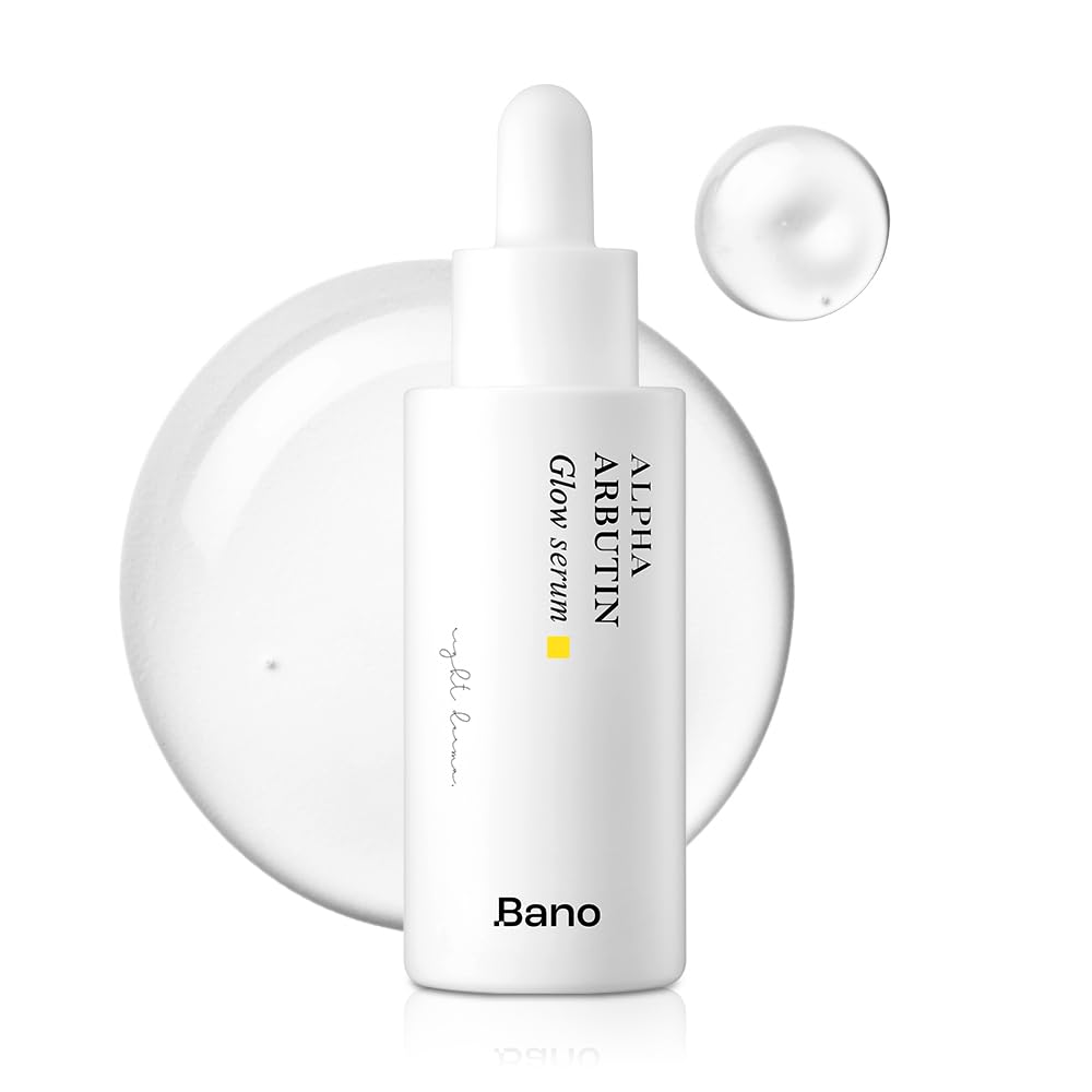 Bano Alpha Arbutin Glow Serum – 2% Alpha Arbutin + Niacinamide for Skin Vitality & Glow, Uneven Tone | Hydrating Hyaluronic Acid | Korean Skincare for Sensitive Skin | Fragrance-Free | 1.01 fl oz