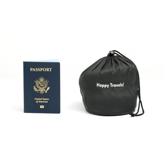 C CUSHION LAB Travel Pillow, Award-Winning Patented Ergonomic Design for Chin & Neck Support Memory Foam Neck Pillow, Compact Airplane Pillow for Traveling, Flight, Car (Gray, Medium)