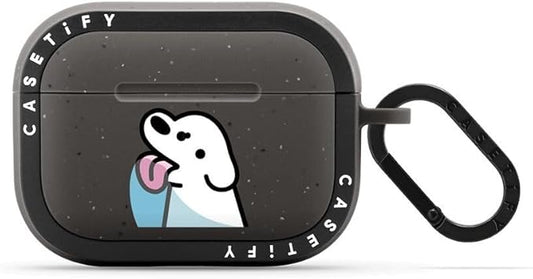 CASETiFY Bounce Airpods Pro (1st/2nd Gen) Case with Ring - Lick - Matte Charcoal