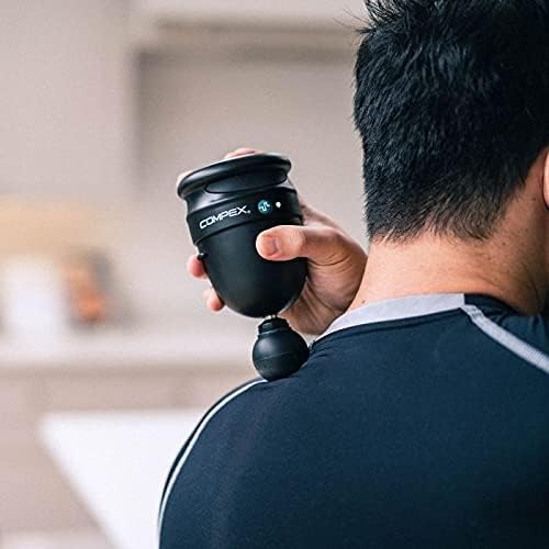 Compex Fixx Mini Compact Percussion Massager w/Extension Handle - Black