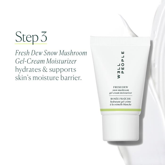 Well People Plant Power Skincare Starter Mini Set, Step-by-Step Skincare Kit For Cleansing, Hydrating, Exfoliating & Nourishing, Vegan & Cruelty-free