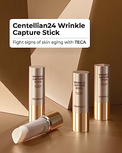 CENTELLIAN 24 Madeca Wrinkle Capture Stick (0.4oz) - Multi Balm Stick for Wrinkles & Fine Lines. Korean Skincare, Eye Cream & Moisturizer by Dongkook. Centella Asiatica, Ceramide, Collagen
