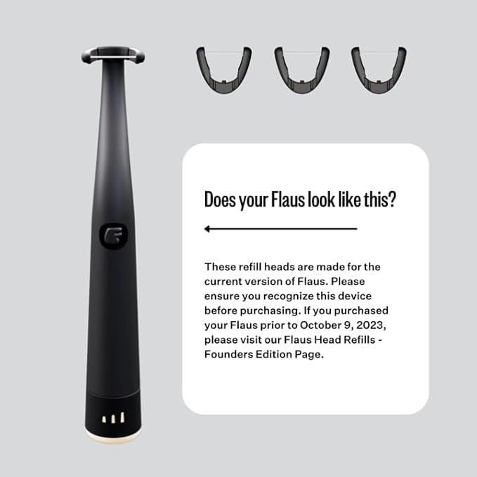 FLAUS Electric Flosser Refills (Shark Tank) 90ct Dental Floss Heads w/Extra Strong Woven Floss - No Break, Ultra Durable Refillable Floss Picks, Easy Glide Flossing Dentist Recommended Tooth Flossers