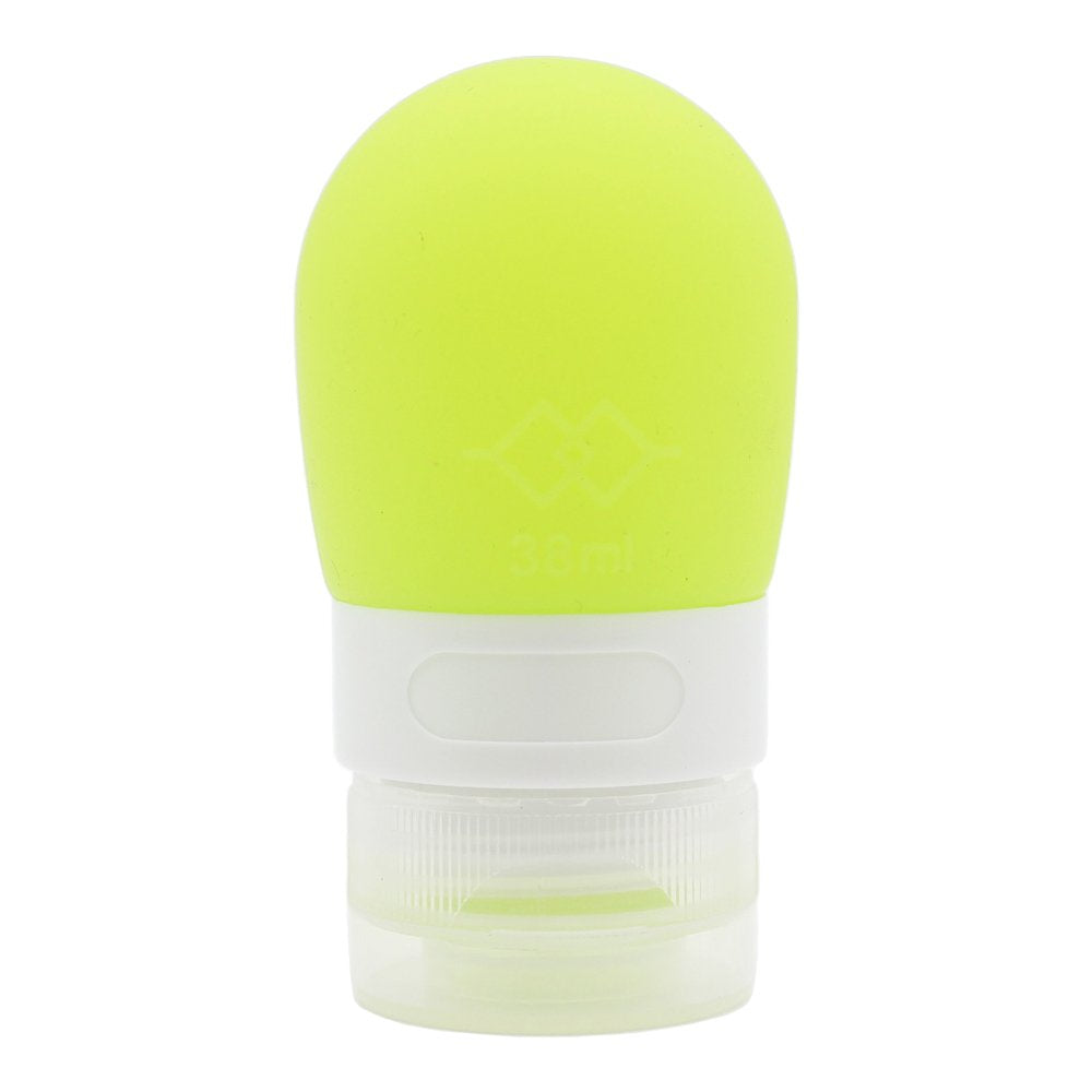 Mziart Portable Soft Silicone Travel Bottles Travel Containers(1.3OZ, Pack of 3)