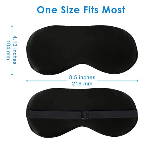 JEFlex Natural Silk Sleep Mask Blindfold, Super-Smooth Eye Mask