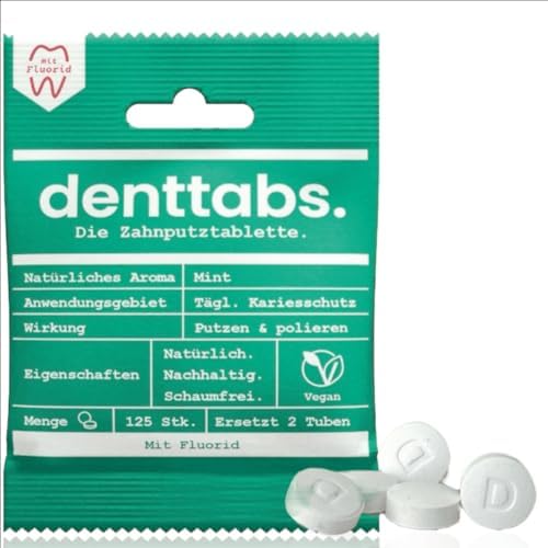 Denttabs tablets for teeth cleaning 125 pc.