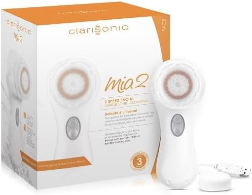 Clarisonic Cleansing System, 2 Speeds for Gentle and Everyday Cleansing Set