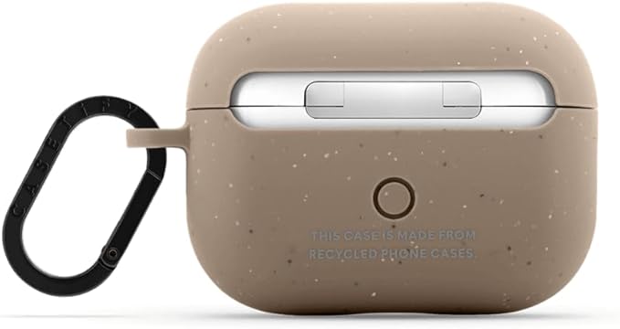 CASETiFY Bounce Airpods Pro (1st/2nd Gen) Case with Ring - Lil Ghosts - Matte Taupe