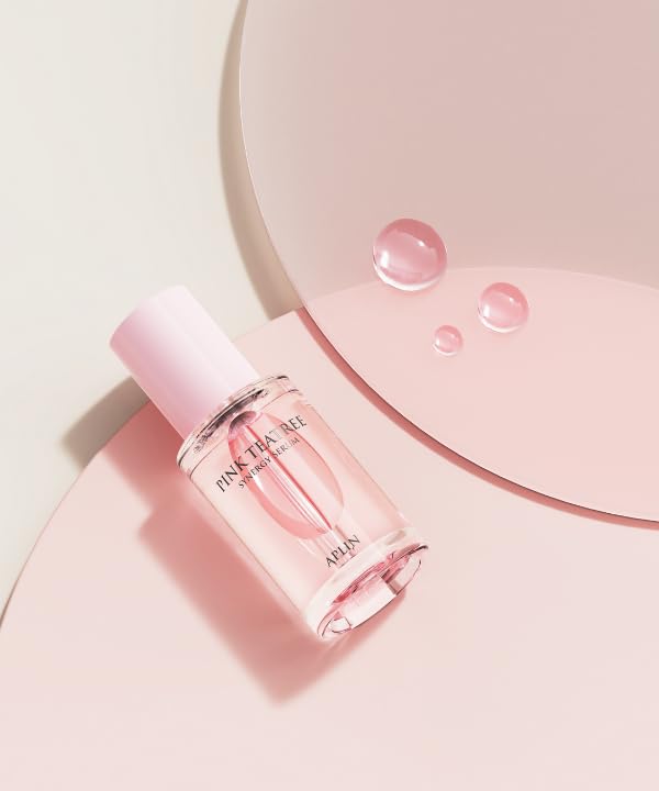 APLIN Pink Tea Tree Synergy Serum 30mL/Skin Moisturizer/Facial Moisturizers/1.01 Fl. Oz, CICA, Hyaluronic Acid and Niacinamide, Korean Skin Care, Hydrating