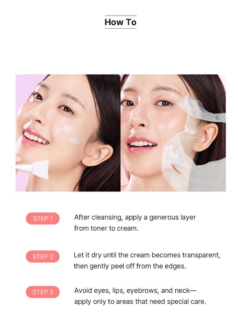 ABEREDE Collagen 70 PDRN Glow Mask 2.82 fl.oz, Korean Peel-Off Mask for Firming, Glass Skin, Glutathione, Cica PDRN, Slow-Aging, Hydrating, Vegan K-Beauty Skin Care