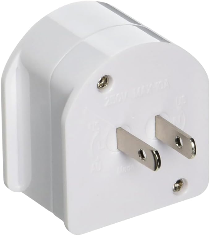 Ceptics South Africa to USA/Australia Plug Adapter – Type M to Type A/I Converter for Canada, Australia, China, Japan – Perfect for Phone, Laptop and Other Dual Voltage Chargers - CE & RoHS Certified