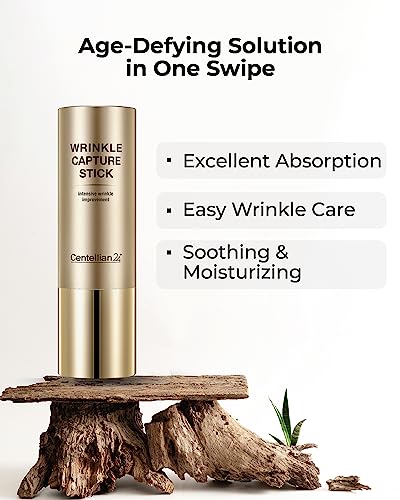 CENTELLIAN 24 Madeca Wrinkle Capture Stick (0.4oz) - Multi Balm Stick for Wrinkles & Fine Lines. Korean Skincare, Eye Cream & Moisturizer by Dongkook. Centella Asiatica, Ceramide, Collagen