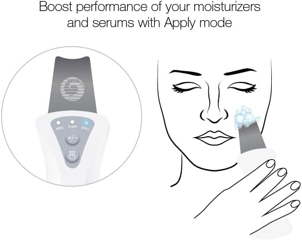 Bio-Therapeutic bt-Micro Fusion Ultrasonic Skin Exfoliation. Smooth Skin, Clear Congestion, Superior Blackhead Extraction, 3 Modes 2 Power Levels, Stainless Steel Applicator, Rechargeable