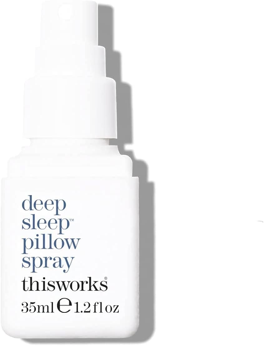THISWORKS Deep Sleep Pillow Spray – Fast-Acting Natural Formula with Lavender for Relaxation and Restful Sleep – 35 ml (1.2 fl oz) Mini Travel Size