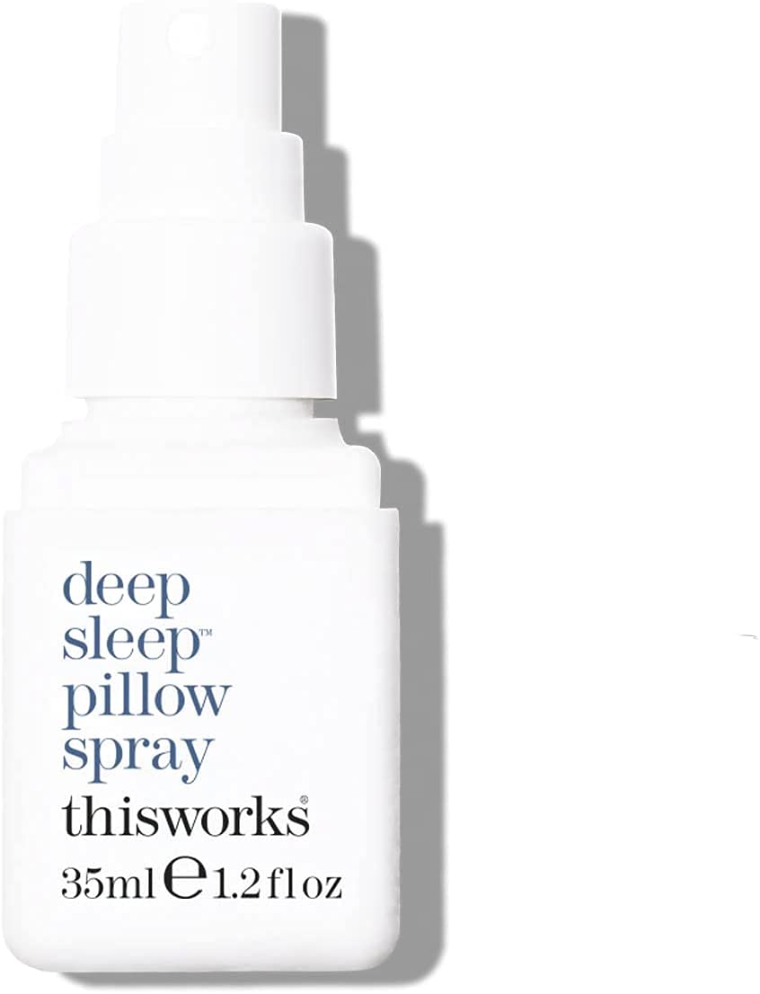 THISWORKS Deep Sleep Pillow Spray – Fast-Acting Natural Formula with Lavender for Relaxation and Restful Sleep – 35 ml (1.2 fl oz) Mini Travel Size