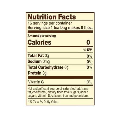 Celestial Seasonings Lemon Honey Drop Herbal Tea, 16 Tea Bags Box