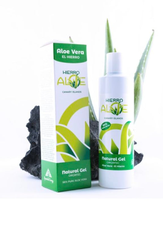 Aloe Vera Gel. Skin care. Lotion. Natural Gel 100 ml (98% Pure Aloe Vera Juice). 100% Pure Aloe transparent Gel Natural de Aloe Vera (organico) 98%. (3.4 Oz.)