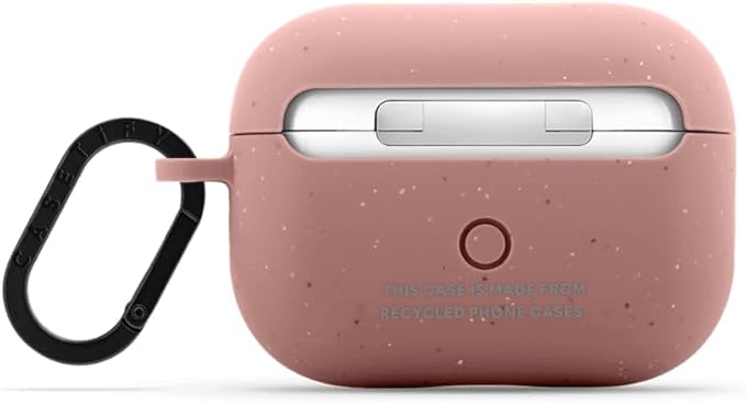 CASETiFY Bounce Airpods Pro (1st/2nd Gen) Case with Ring - Spring Botanicals - Matte Dusty Rose