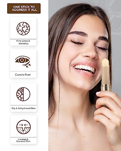 CENTELLIAN 24 Madeca Wrinkle Capture Stick (0.4oz) - Multi Balm Stick for Wrinkles & Fine Lines. Korean Skincare, Eye Cream & Moisturizer by Dongkook. Centella Asiatica, Ceramide, Collagen