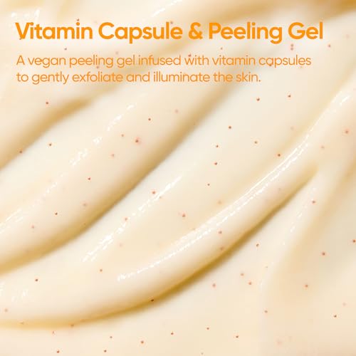 BANILA CO Clean it Zero Brightening Peeling Gel | Gentle Exfoliating Scrub with Mandarin Orange Extract, Korean Skincare for Smooth & Radiant Skin (120ml / 4.05 fl.oz)