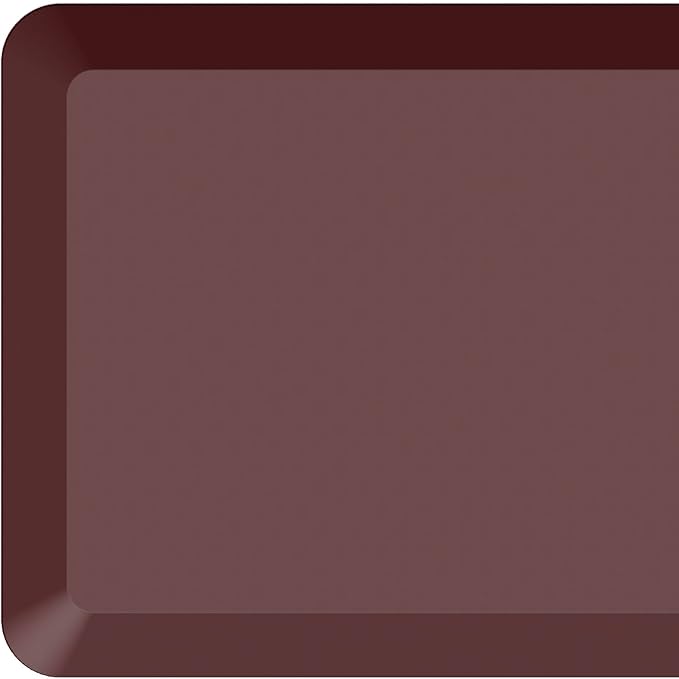 Anti Fatigue Floor Mat,Kitchen Mat, Standing Desk Mat – Comfort at Home, Office, Garage - Polyurethane(PU) Foam (Red, 40" L x 17" W x 1" Th)