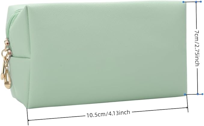 Bridesmaid Proposal Gifts Letter Cosmetic makeup bag bulk for Wedding Party Favors Bachelorette party decorations Toiletry Organizer Bag Makeup Case Gift (8, White&Sage Green)