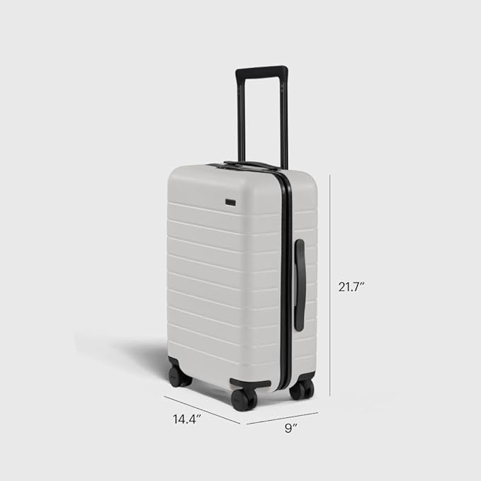Away Carry-On Luggage, Lightweight Hardside Suitcase with Spinner Wheels, 22 Inch Airline Approved, TSA Lock, Cloud Gray