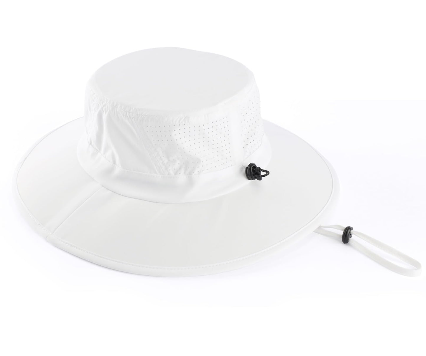 Home Prefer UPF 50+ Wide Brim Sun Hat for Men Women Foldable Beach Bucket Hat Summer Outdoor Fishing Hat UV Sun Protection Cap for Hiking Gardening Golf White