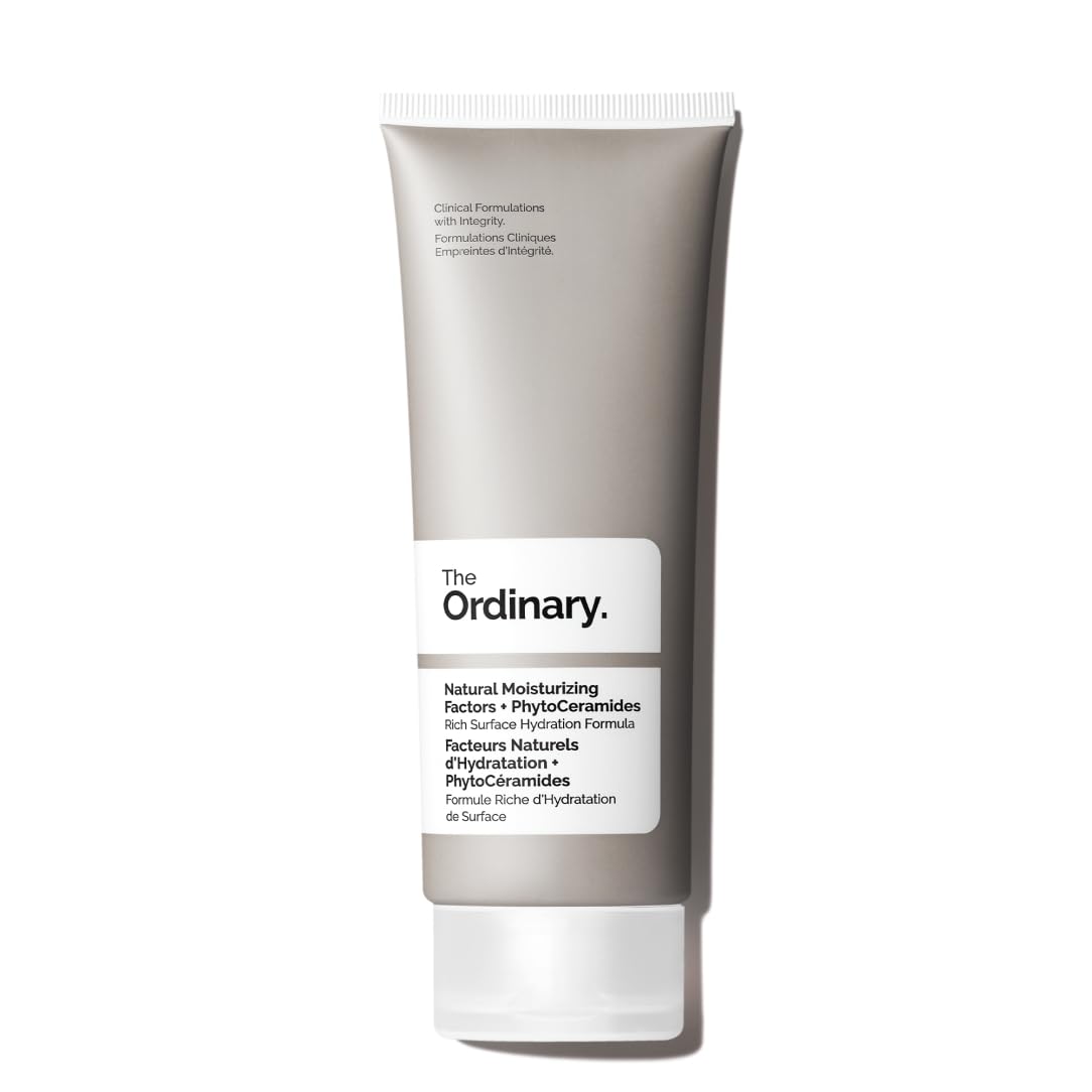 The Ordinary Natural Moisturizing Factors + PhytoCeramides, Rich Moisturizer for Dry Skin & Barrier Strength, 3.4 Fl Oz