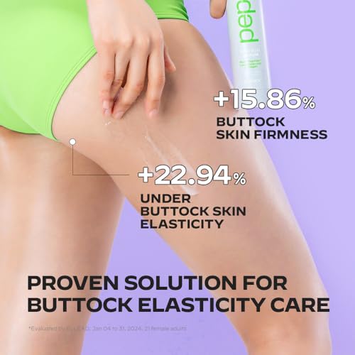 b.clinicx Multi Peptide Butt Firming Serum - Body Tightening Cream with Collagen, Firming Body Lotion, Peptide Serum for Body, Massage Lotion for Buttocks Lifting, Korean Skin Care 5.0 fl. Oz.