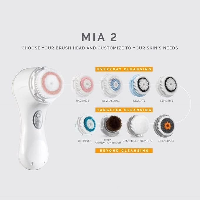 Clarisonic Cleansing System, 2 Speeds for Gentle and Everyday Cleansing Set