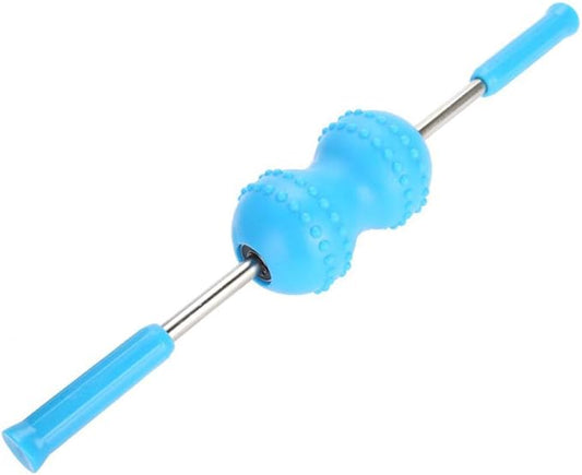 Back Roller, Multifunctional Muscle Roller Stick, 18.9 Inch Stick Massage Rollers, Blue Foam Rollers for Yoga, Recovery, Workouts