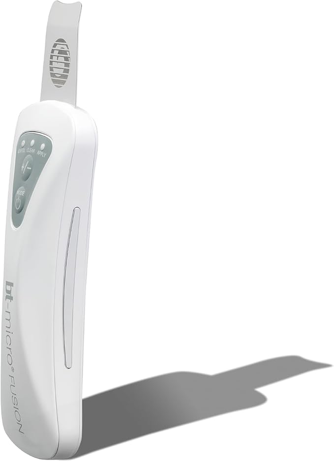 Bio-Therapeutic bt-Micro Fusion Ultrasonic Skin Exfoliation. Smooth Skin, Clear Congestion, Superior Blackhead Extraction, 3 Modes 2 Power Levels, Stainless Steel Applicator, Rechargeable