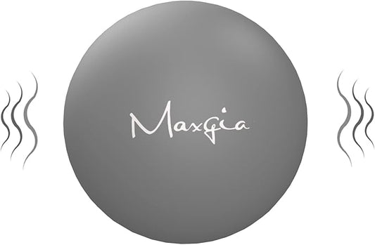 3'' Vibrating Massage Ball - Massage Roller Ball with 5 Speed Vibrations for Muscle and Fitness, Plantar Fasciitis Pain Relief, Myofascial Release and Trigger Point Treatment (Gray)