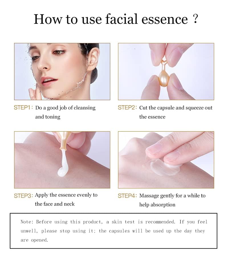 SENANA MARINA Active Skin Repair, Nourishing Anti Aging Night Serum Capsules for Face - Vitamin E, Supports Facial Skin Brightening and Corrects Dark Spots (2)