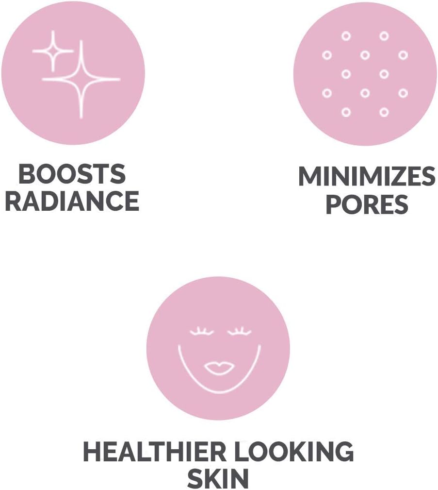 Clarisonic Radiance Facial Cleansing Brush Head Replacement Compatible with Mia 1, Mia 2, Mia Fit, Alpha Fit, Smart Profile Uplift and Alpha Fit X, 4 Count