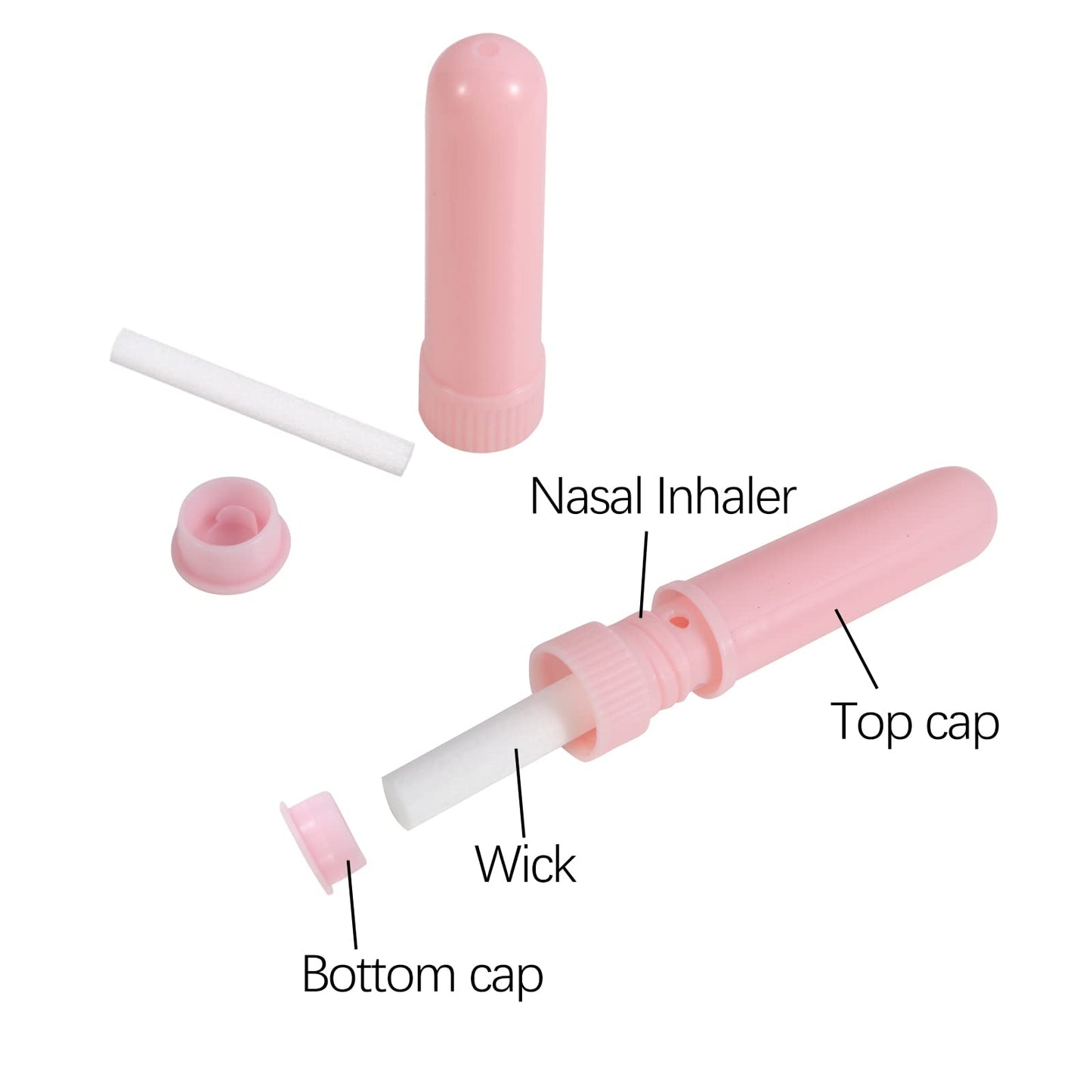 ifin Set of 24 Essential Oil Nasal Inhaler Tubes for Aromatherapy in 12 Colors. Take Your Essential Oils on The Go, Get 184 Pieces in Total!, Green, IFJL-JYG2204-A024